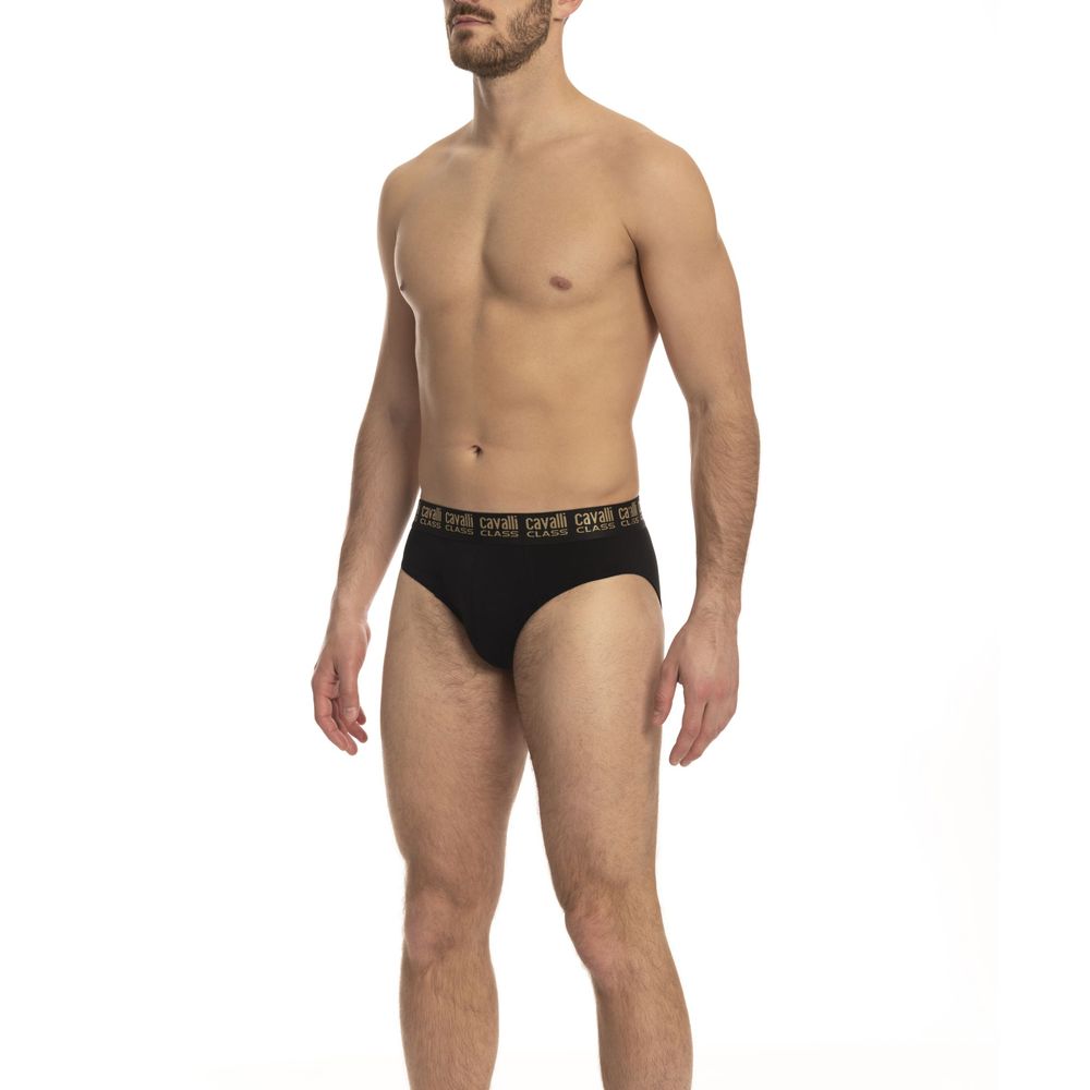 Black Cotton Men's Brief
