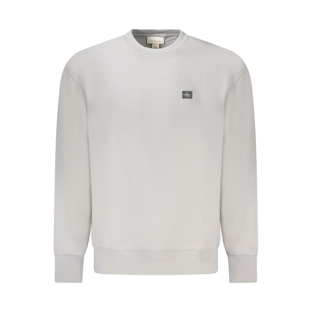 Gray Cotton Men Sweater
