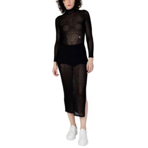 Black Marabou Dress