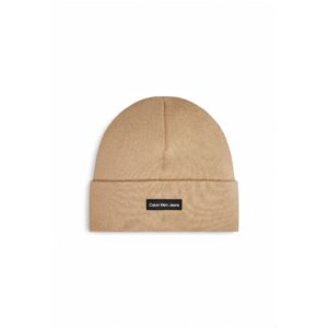 Beige Recycled Polyester Caps Baseball Hat