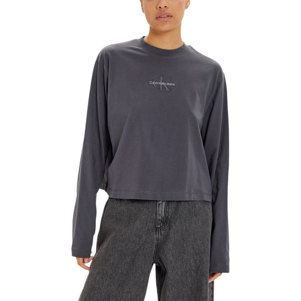 Gray Cotton Long Sleeve