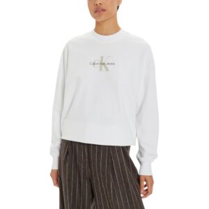 White Recycled Cotton Sweatshirt