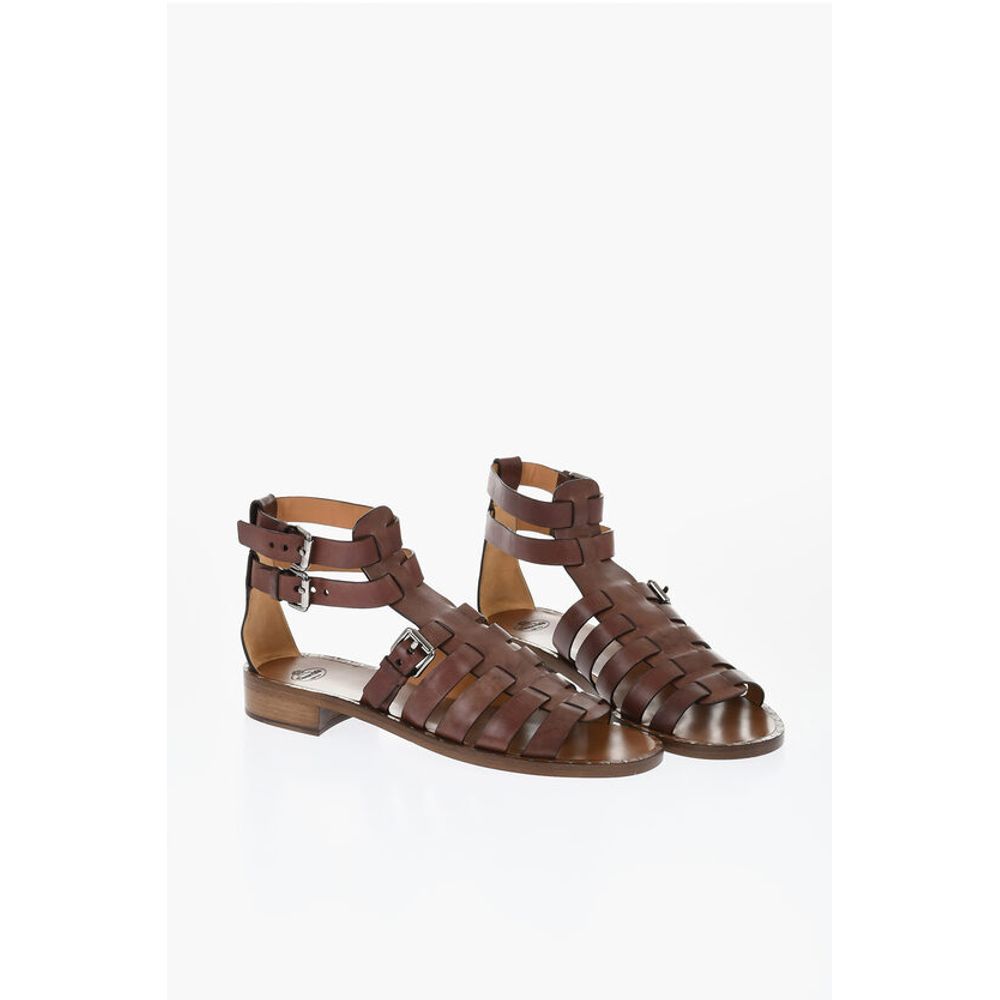 Leather Sandals With Buckles