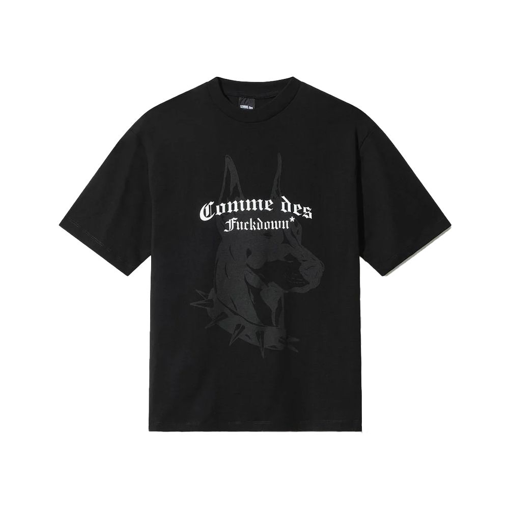 Black Cotton Women T-Shirt