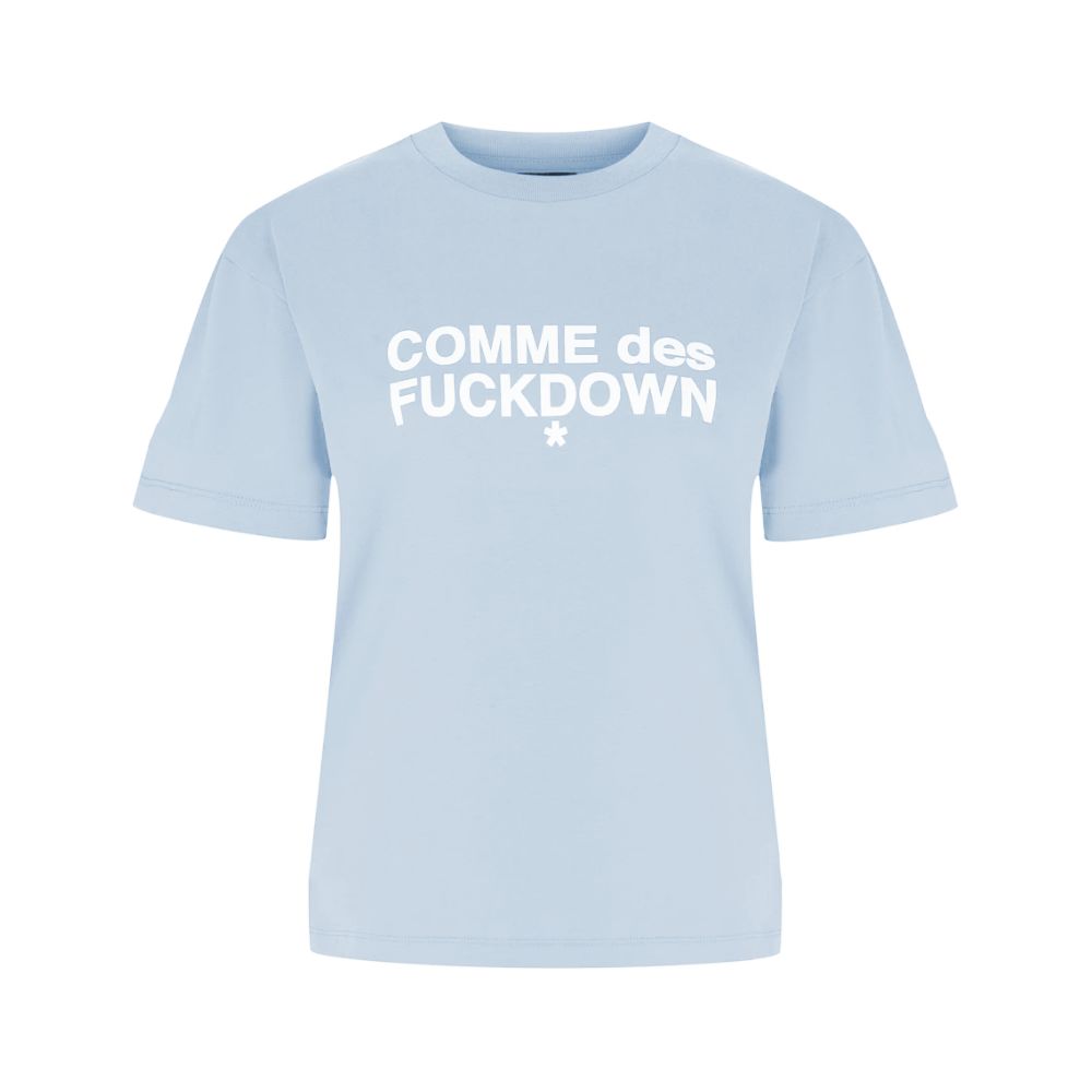 Blue Cotton Tops & T-Shirt