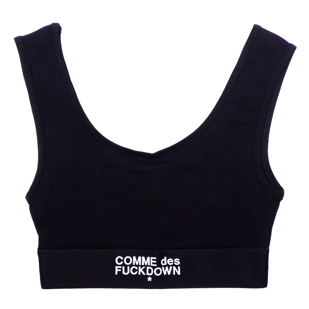 Black Cotton Tops & T-Shirt