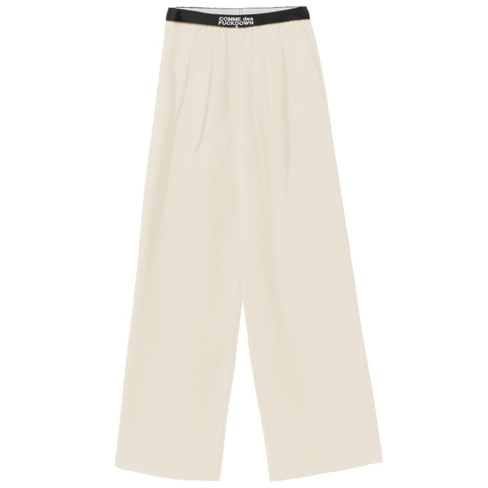 Beige Polyester Jeans & Pant
