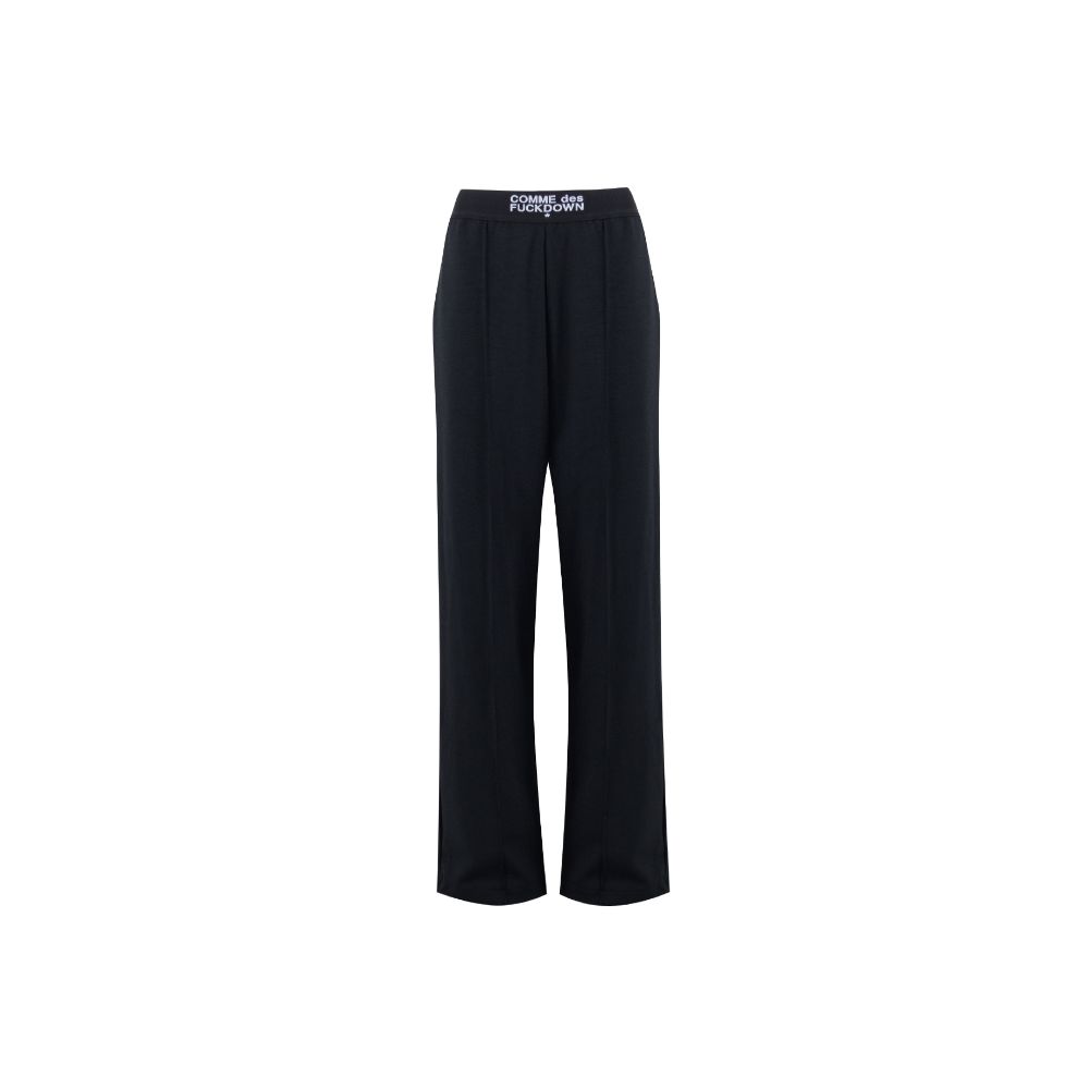 Black Polyester Jeans & Pant