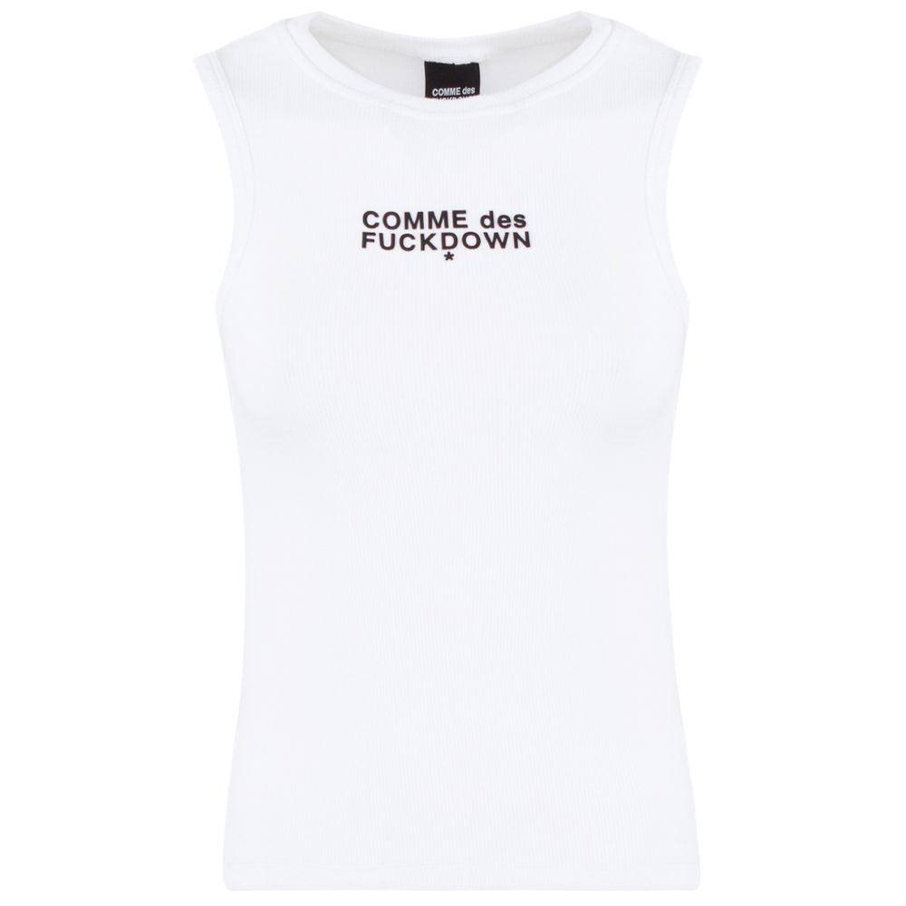 White Cotton Tops & T-Shirt