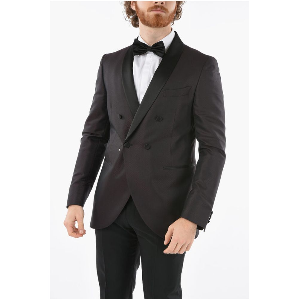 CC COLLECTION center vent shawl lapel CERIM. REWARD double-b