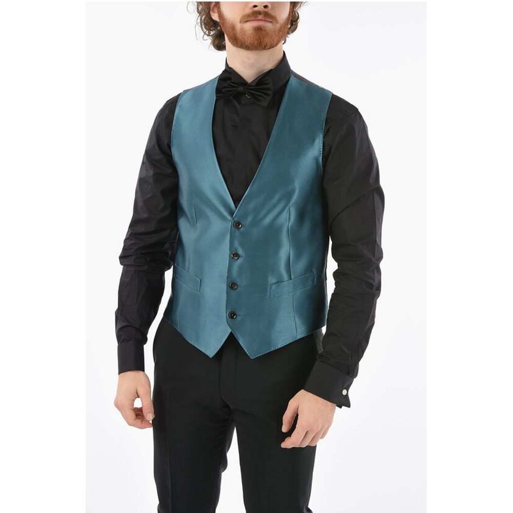 CC COLLECTION Two-Tone Silk CERIM.REFINED Waistcoat
