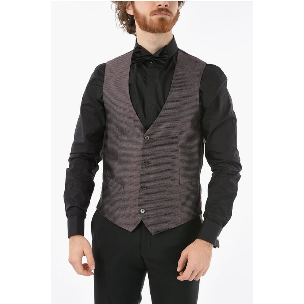 Patterned Silk CERIM.ACADEMY Waistcoat