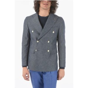 CC COLLECTION peak lapel REWARD double-breasted blazer with