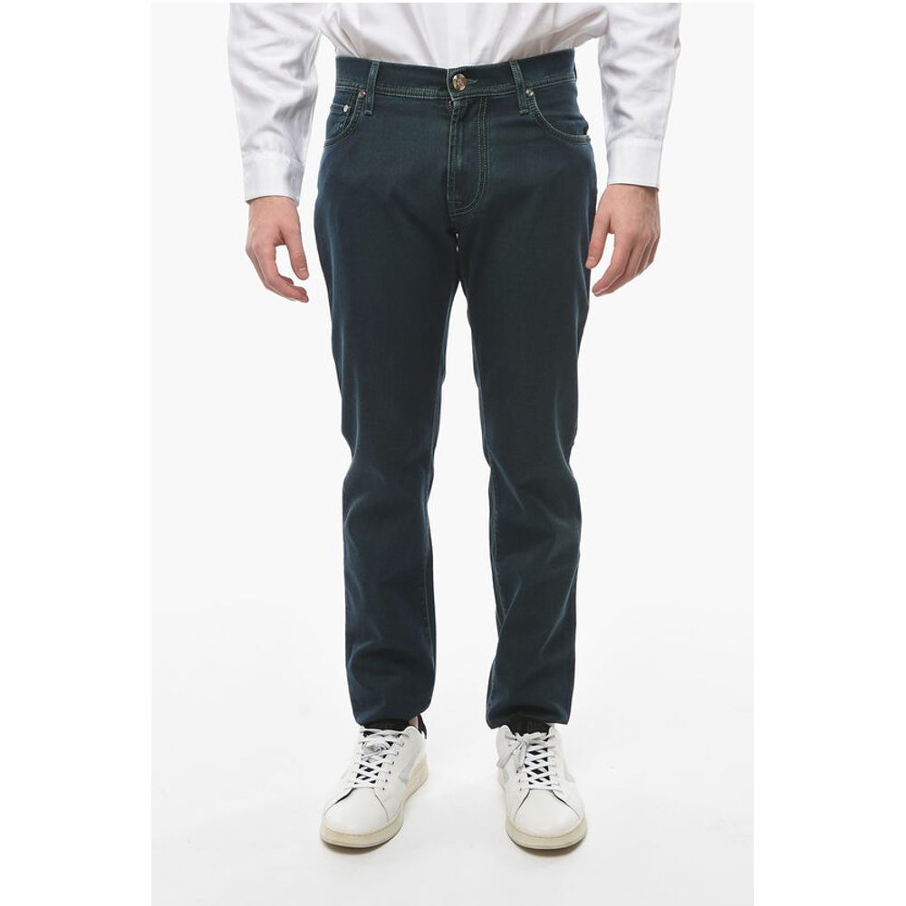 ID LUXURY DENIM Embroidered Denims with Acid Wash 18,5cm