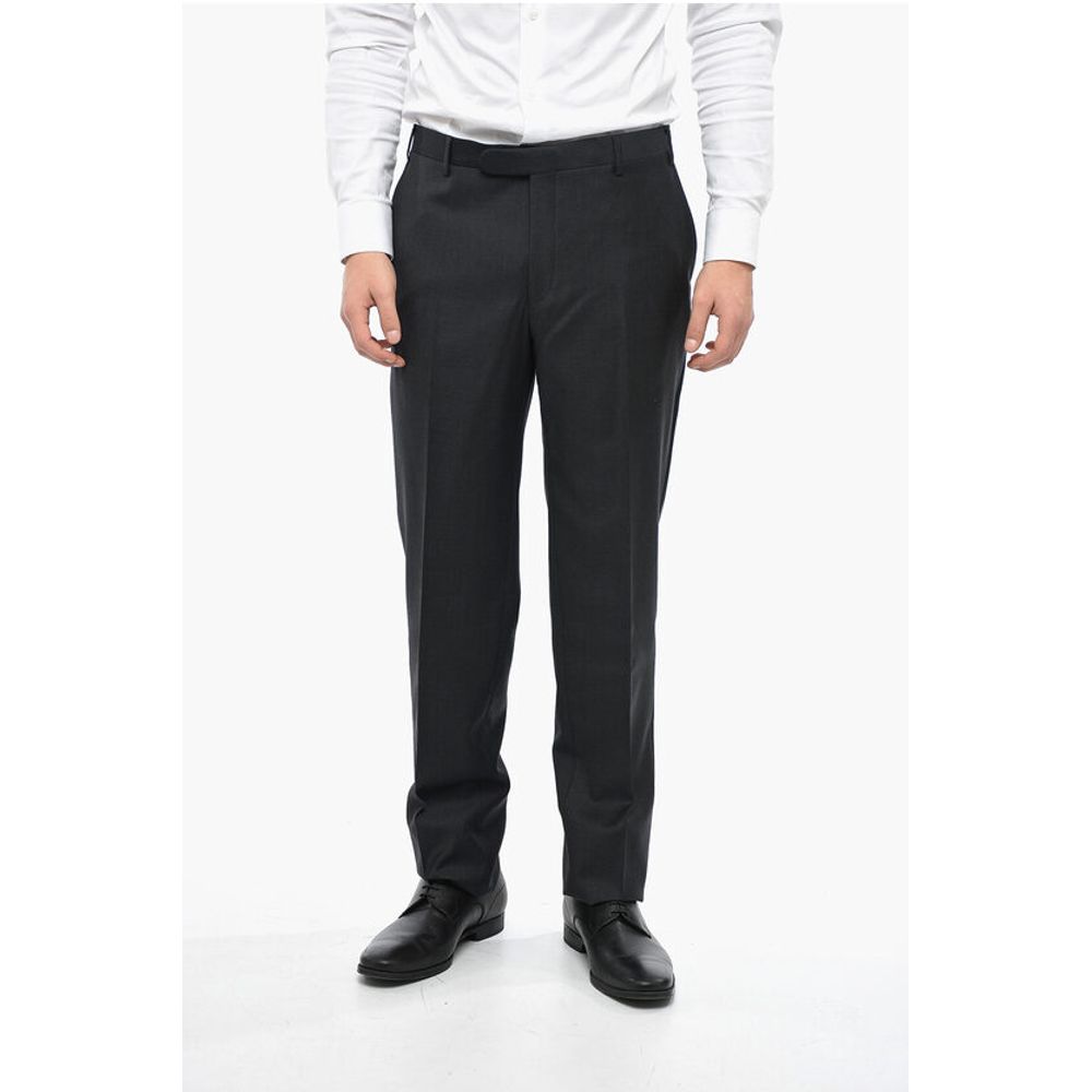 Regular Fit Virgin Wool Pants