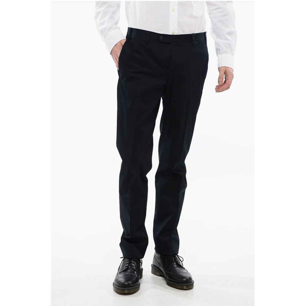 Stretch Cotton LEADER Chinos Pants with Belt Loops