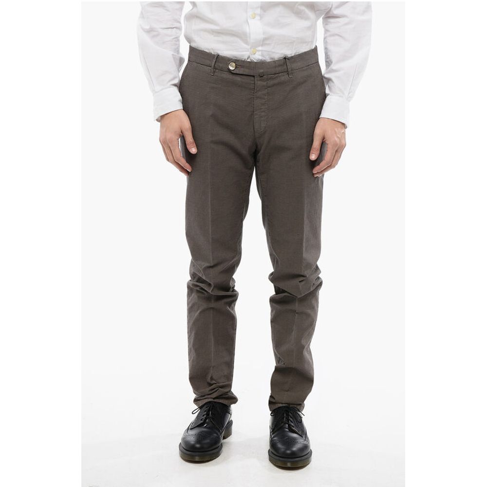 ID Cotton Houndstooth Pants