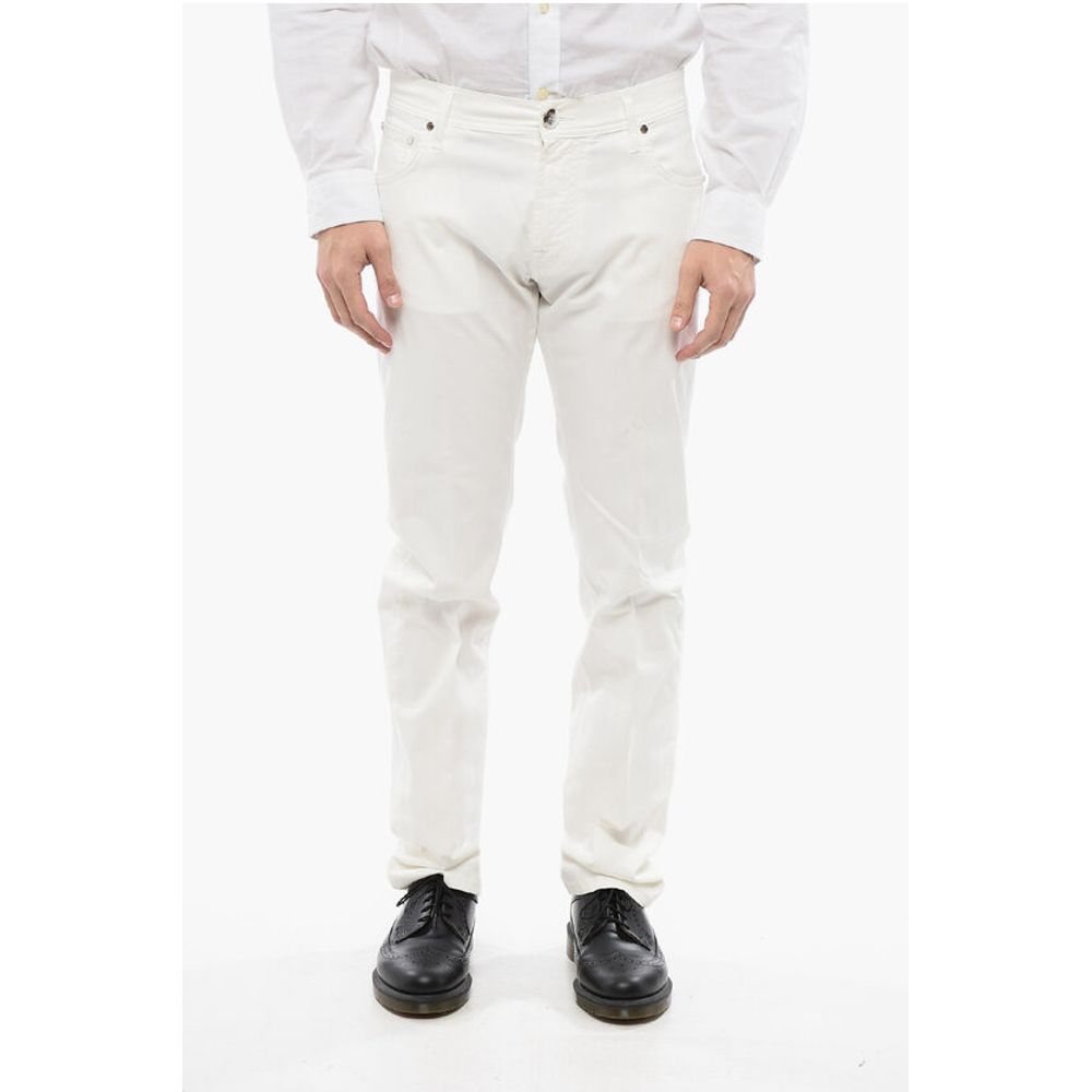 ID LUXURY DENIM Ton-sur-ton Embroidered Denims