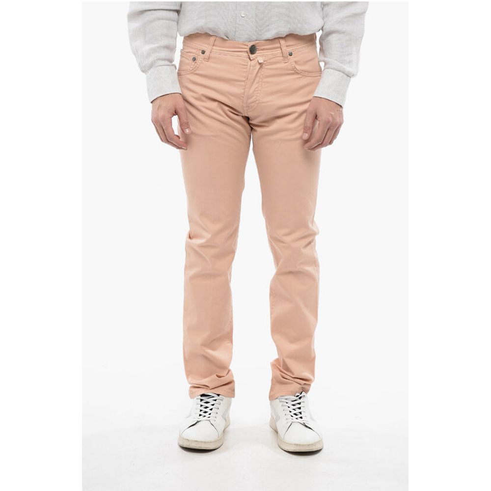 Cotton Pants with Embroidered Logo