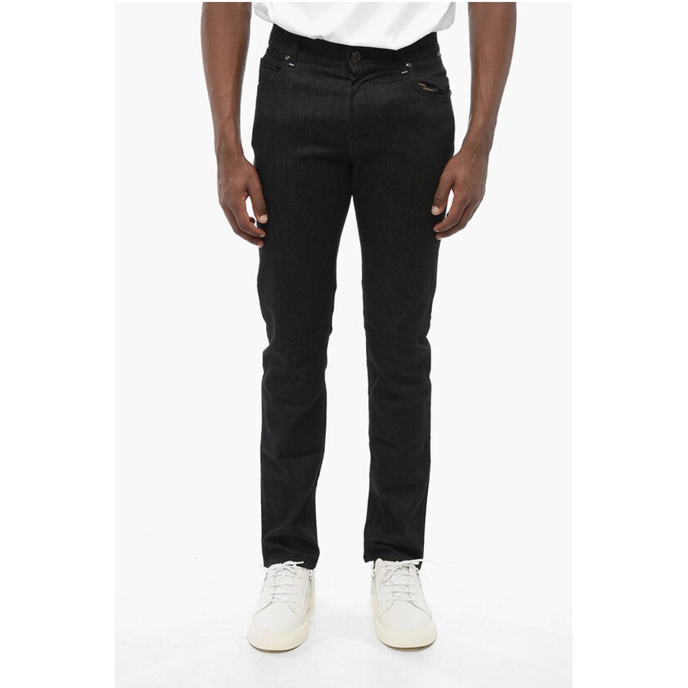 Dark Wash Stretch Denim Jeans