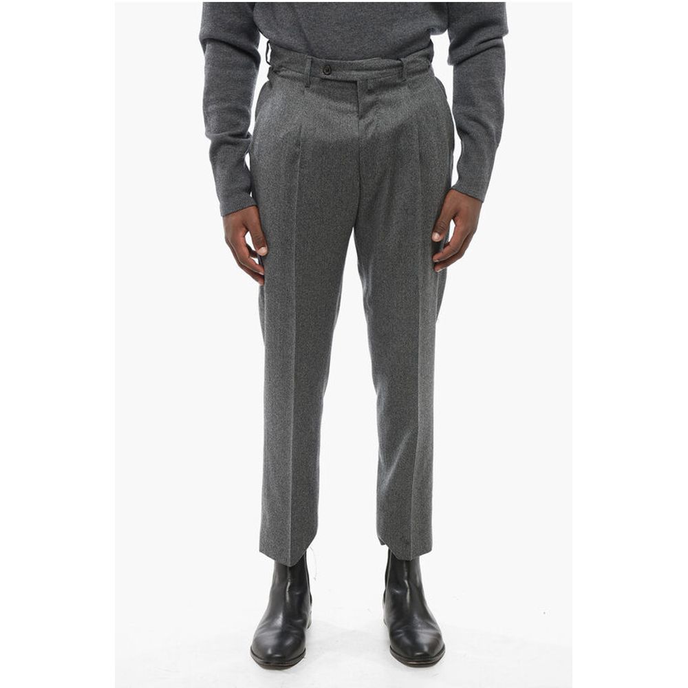 Straight-Fit Virgin Wool Pants