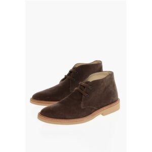 Solid Color Suede Desert Boots