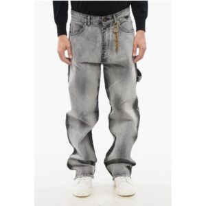 Delavè JOHN Denims with Fringed Hem 23cm