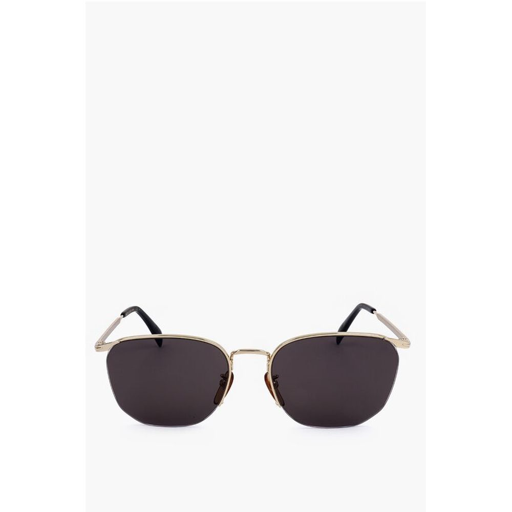 Half-frame Sunglasses with Dark Lenses