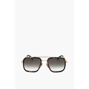 Tortoiseshell Aviator Sunglasses with Gradient Lenses