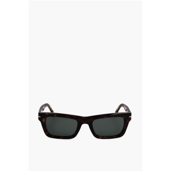 Rectangular Sunglasses with Tortoiseshell Patterned Frame