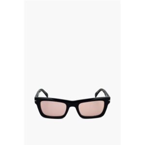 Rectangular Sunglasses with Pinkish Lenses