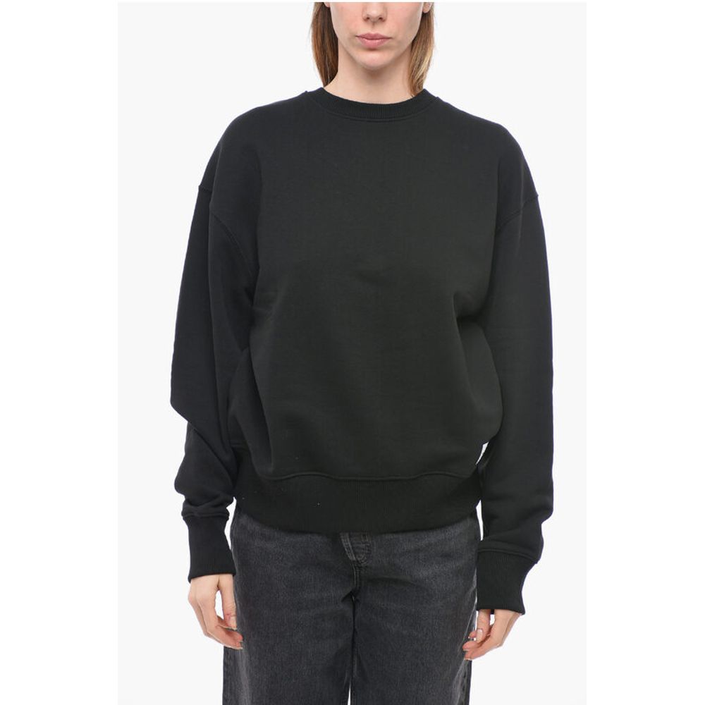 Fleeced Cotton Oversized WESTIN Crew-neck Sweatshirt