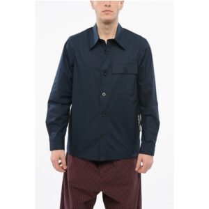 Cotton PIKE Shirt with Contrasting Buttons and Breast Pocket