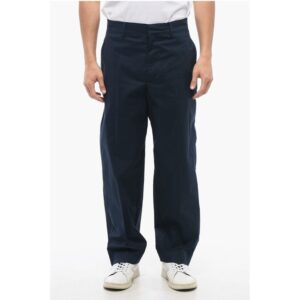 Solid Color Stretch Cotton E-MOTION Pants