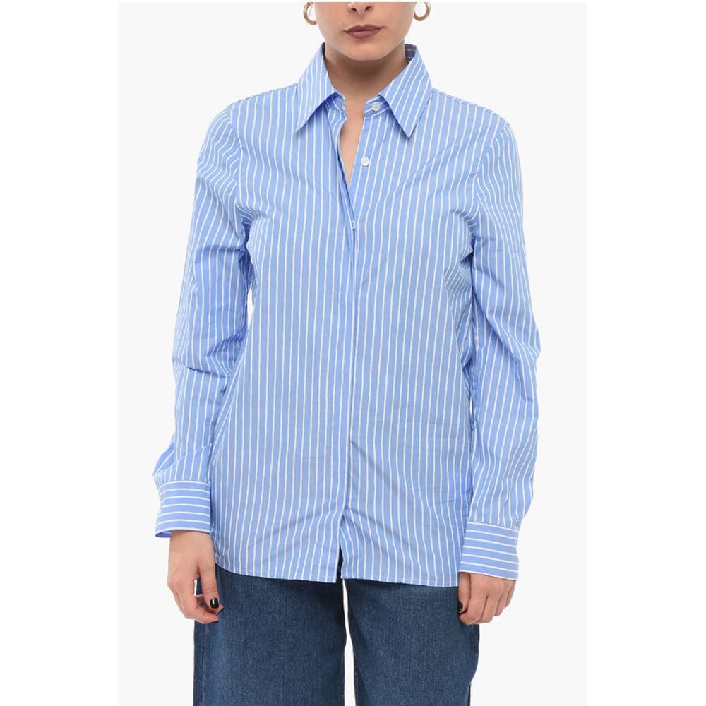 Striped Print Long Sleeved Shirt