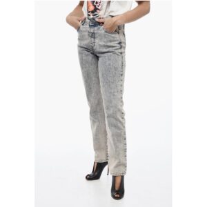 High-waisted D-TULIP Denims with Straight Leg L.32
