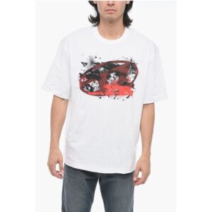 Printed T-WASH-L17 Crewneck T-shirt