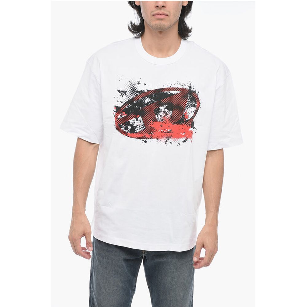 Printed T-WASH-L17 Crewneck T-shirt