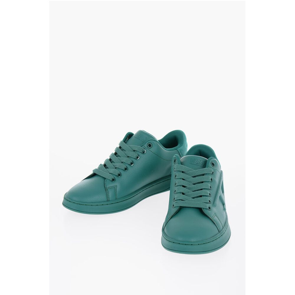 Lace-up S-ATHENE Sneakers with Embossed Logo