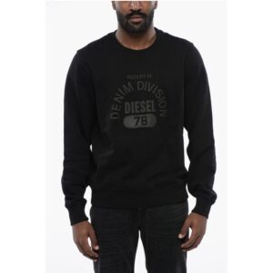 Brushed Cotton S-GINN LOGO E17 Crew-neck Sweatshirt