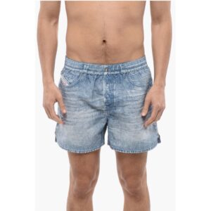 RED TAG Swim Shorts BMBX-KEN-37 with Denim Effect Print