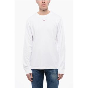 RED TAG Long Sleeves T-JUST-LS-D Crew-neck T-shirt with Embr