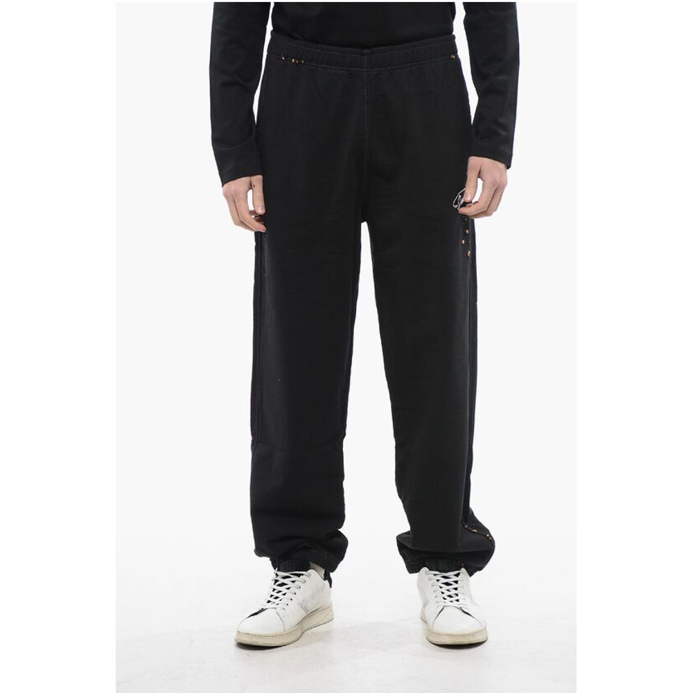 RED TAG Embroidered P-MARKY-POCK Casual Pants with Drawstrin