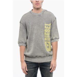RED TAG Short Sleeves Acid Wash Effect S-COOLWAFY-N1 Crew-Ne