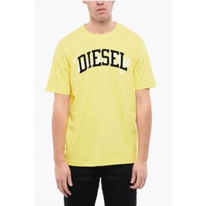 RED TAG Cotton T-JUST-N10 Crew-neck T-shirt with Velvet Logo
