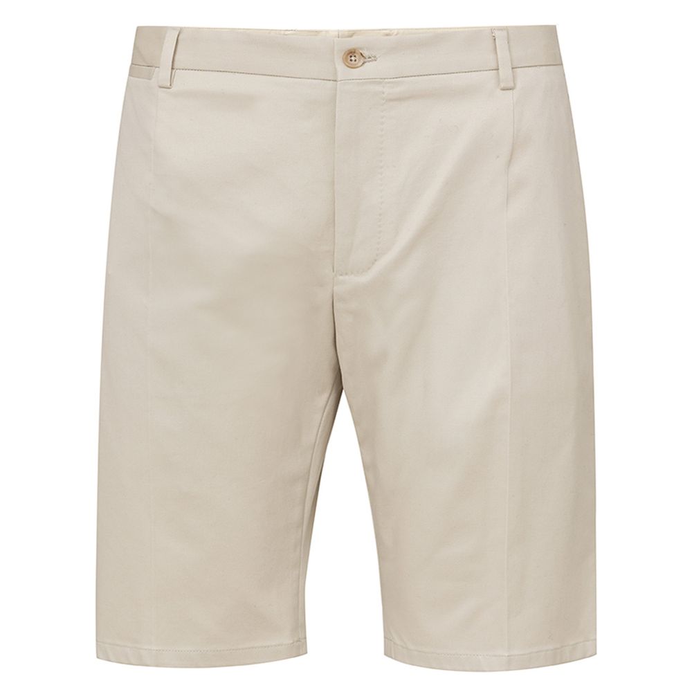 Beige Cotton Short