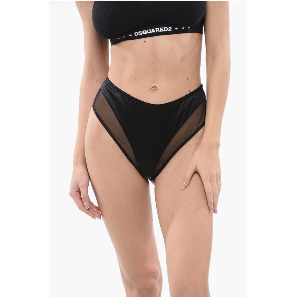 Silk Slip with Sheer Detailing