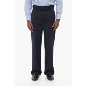 4-Pocketed PAULSON Wool Blend Pants with Belt