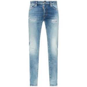Blue Cotton Jeans & Pant