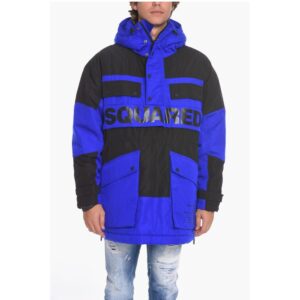 Two-toned Puffer jacket with Maxi Pockets